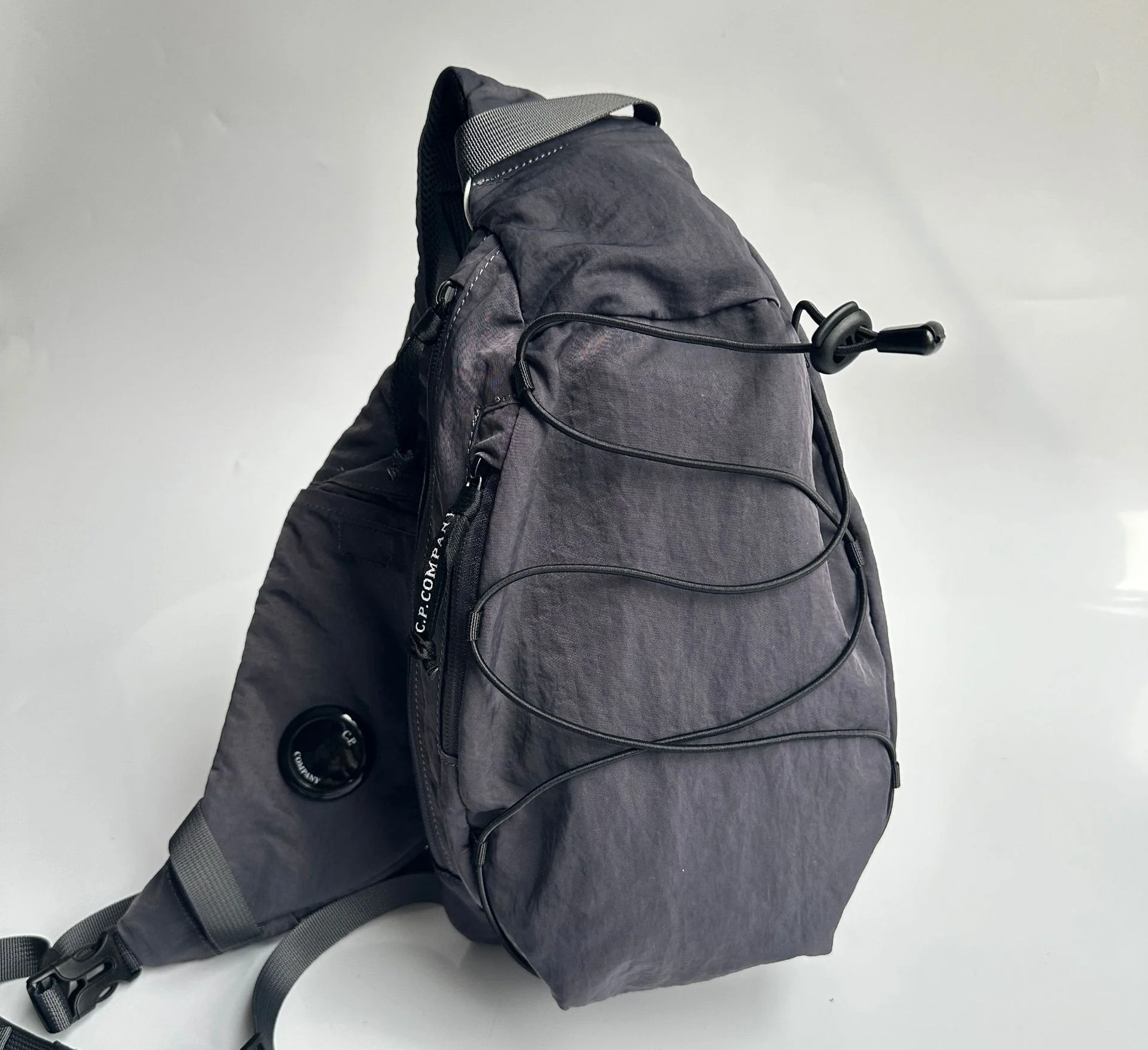 Sac de taille unisexe CP pour hommes, concepteur européen, bandoulière à une lentille, sports de plein air classiques, ULcôtelée, sacs de poitrine