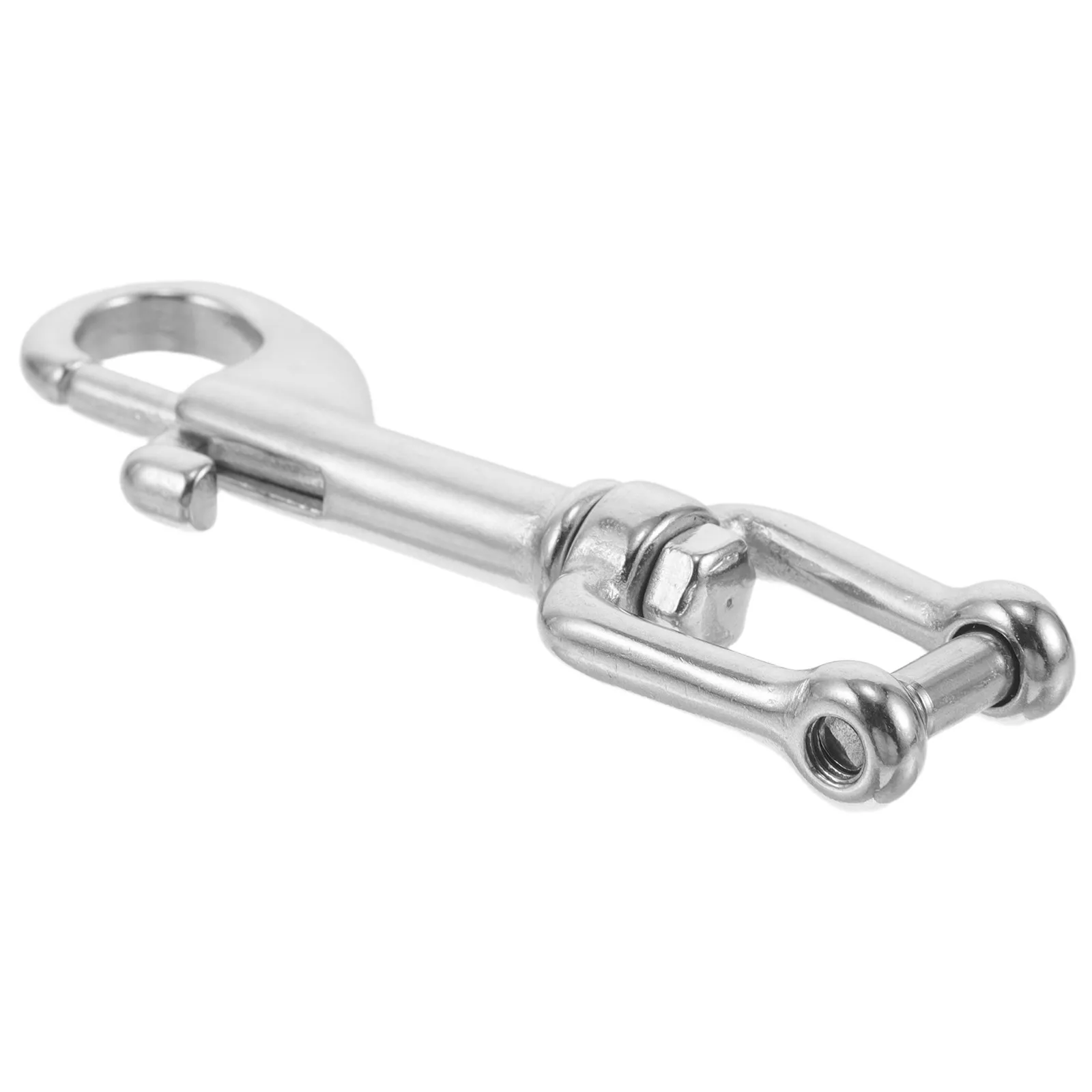 

Карабин-вертлюг из морской нержавеющей стали, односторонний, 85 мм, для дайвинга, сверхмощный, для подводного плавания