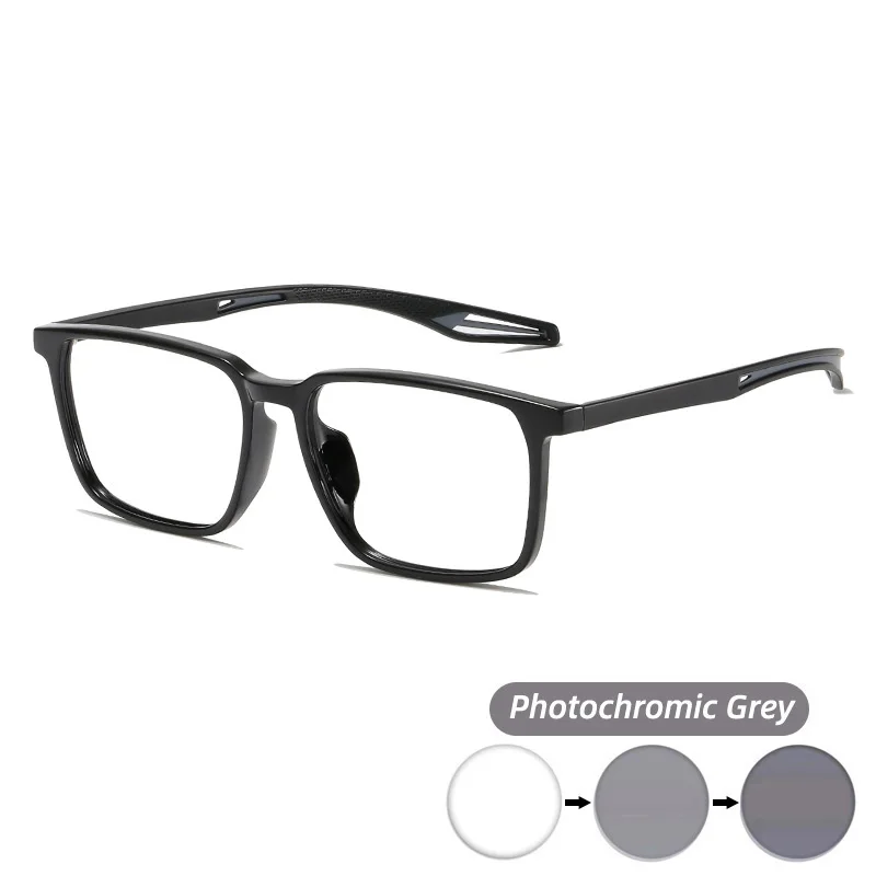 SHONEMES Sports Photochromic Glasses TR90 Frame Anti Blue Light Eyeglasses Ultra-Light Optical Computer Eyewear for Women Men