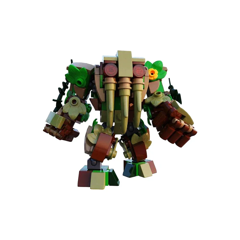 MOC Ding van Weerwolf Door Nacht Brickheadz Modus Bricks Movie Model Weerwolfs Rose Monster Bouwstenen Speelgoed Voor Kinderen Geschenken