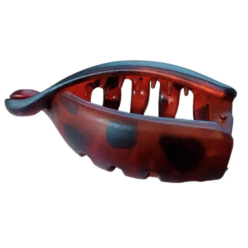 4 Stück Bananenklammern, kleine Größe, vertikale Klammern für Frauen, elegante Haarnadeln für hohe Pferdeschwänze, Twist-Clips, einfache Haaraccessoires – Detail 7