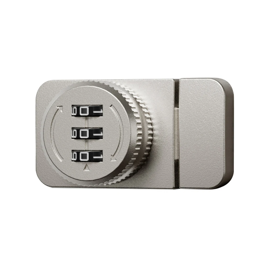 3 Digital Combination Lock Password Drawer Locks Sliding Door Latch Cabinet Door Lock Buckle Security Furniture Hardware