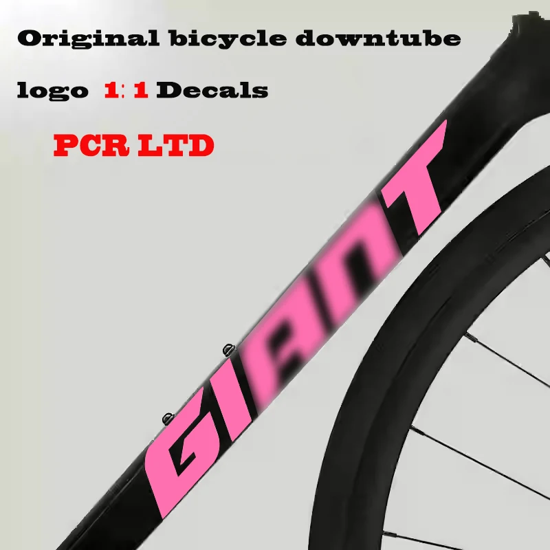 Applicable PCR.LTD Road bike logo color change Stickers frame downtube logo painting bicycle Decals bicycle accessories