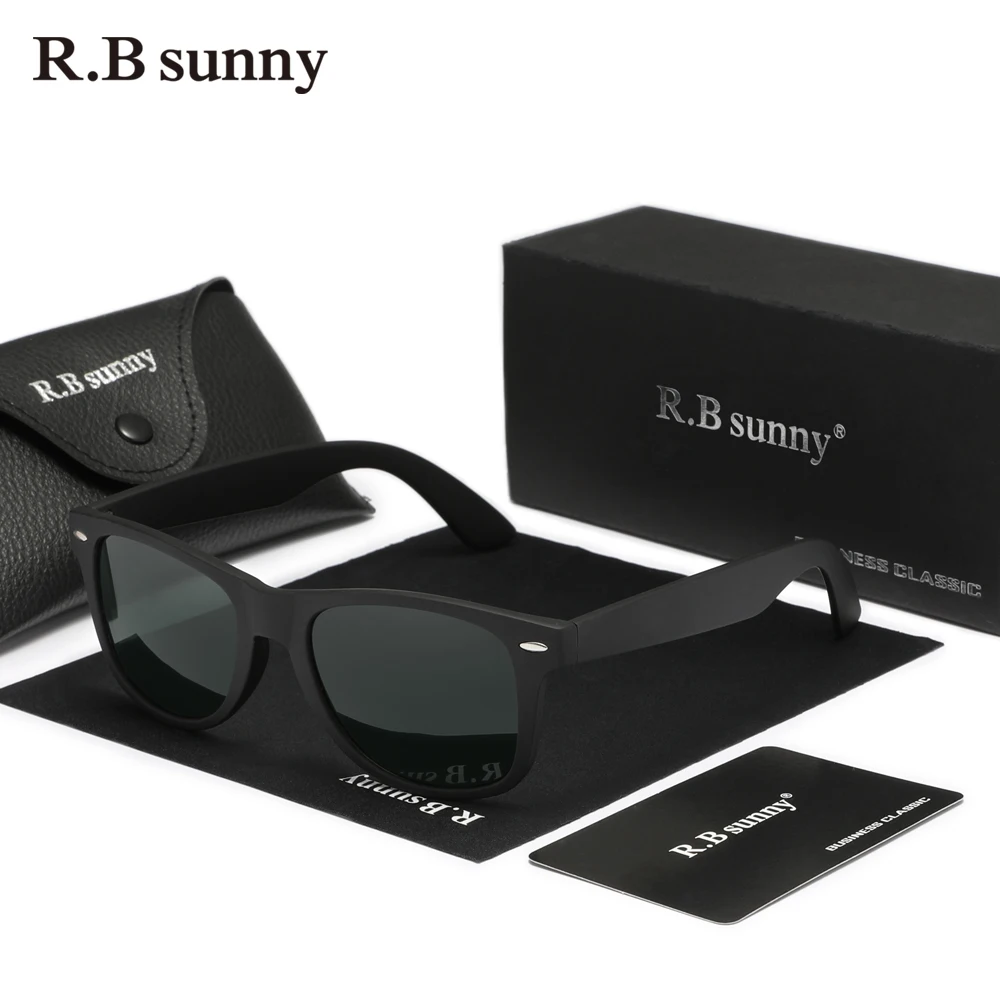 Rbsunny-نظارات شمسية tr90 للرجال والنساء ، نظارات مستقطبة مع حماية uv400 ، إطار دائري ، عدسة مرآة عالية الدقة ، للقيادة