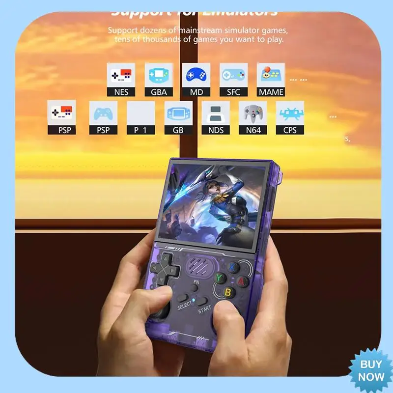 

A47Z R36XX Retro Handheld Game Console 64G With 14000+ Games, 3.5 Inch Screen, Linux System, Portable Video Player For Kids