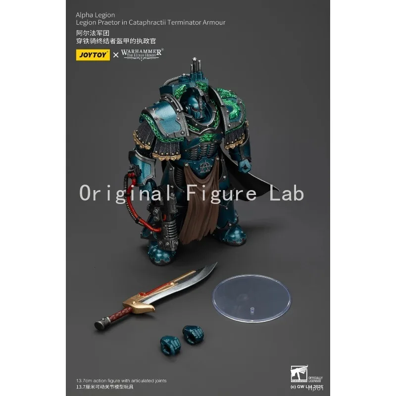 Original JOYTOY Warhammer The Horus Heresy Alpha Legion Legion Praetor in Cataphractii Terminator Armour Models Ornaments