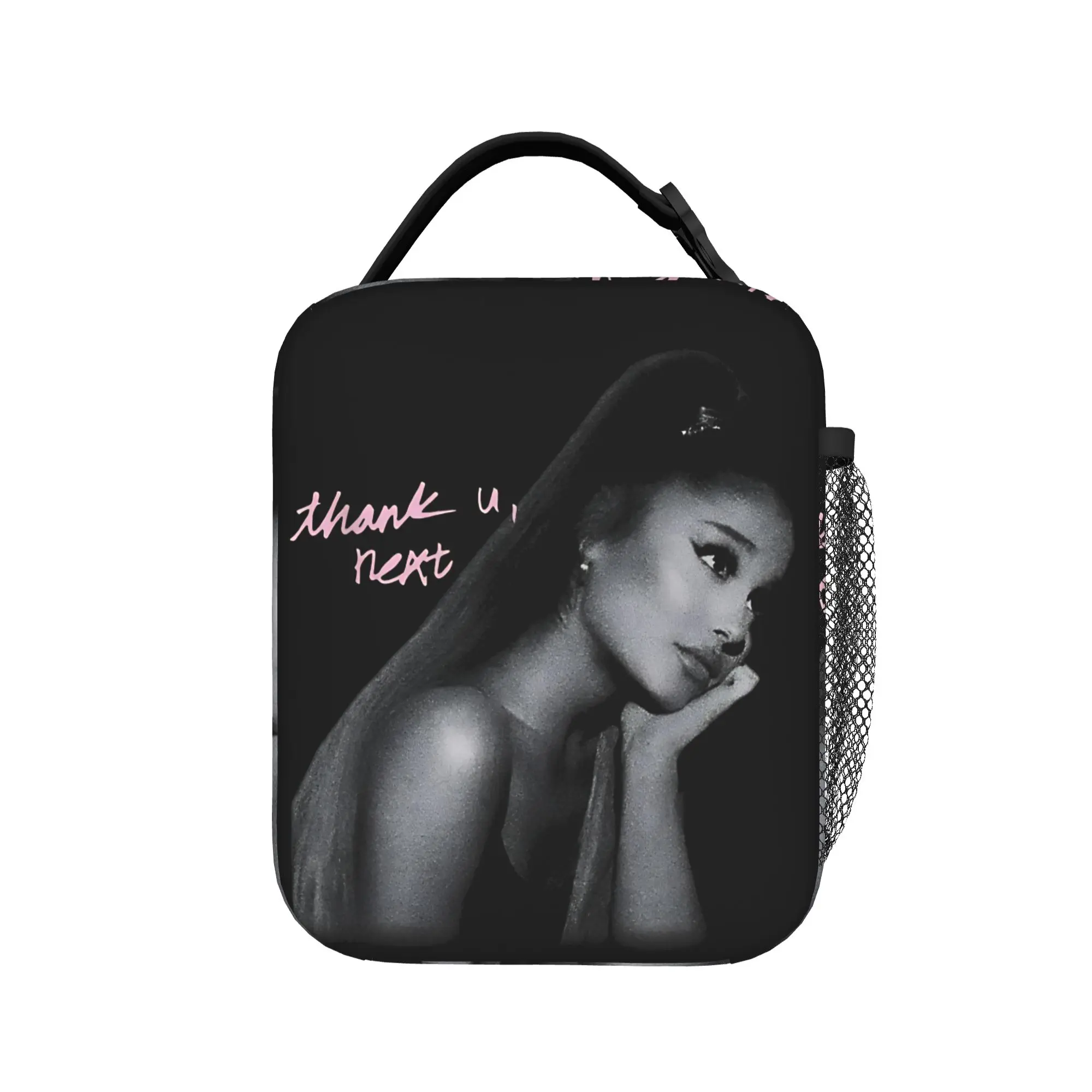 Arianas Grandes Insulated Lunch Bags Cooler Bag Reusable,Lunch Container  High Capacity Lunch Box Tote Food Storage Bags