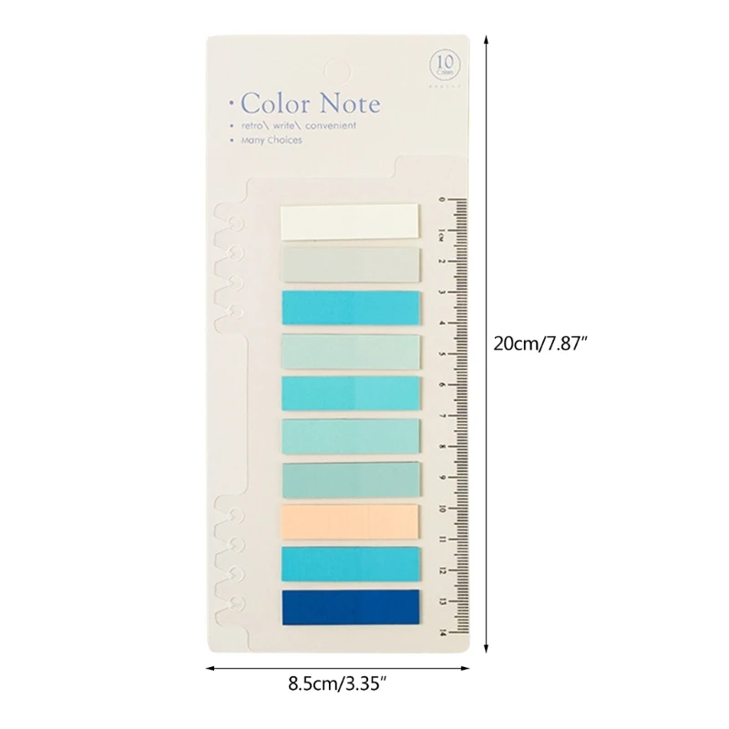 防水ページフラグ自己粘着ページマーカー透明付箋本用