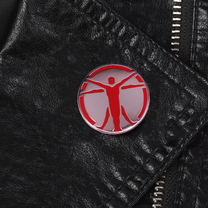 Scientific cabal The lnstitute Mans game enamel pin gamer brooch badge Backpack Collar Pins Hat Jewelry accessories