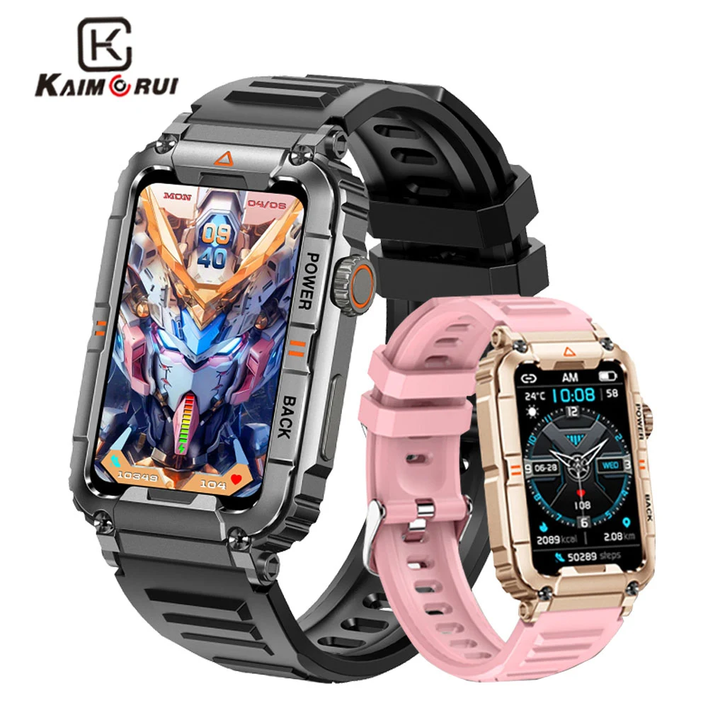 2023 NEW Bluetooth Call Smart Watch Men Fitness Watches Ip67 Waterproof Military Health Monitor Women Smartwatch For Android IOS