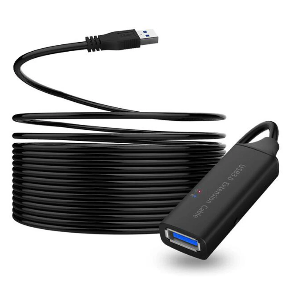 5M 10M 15M 20M 25M 30M przedłużacz kabla USB 3.0 z wzmacniaczem USB 3.0 typ A męski na żeński na PC Laptop