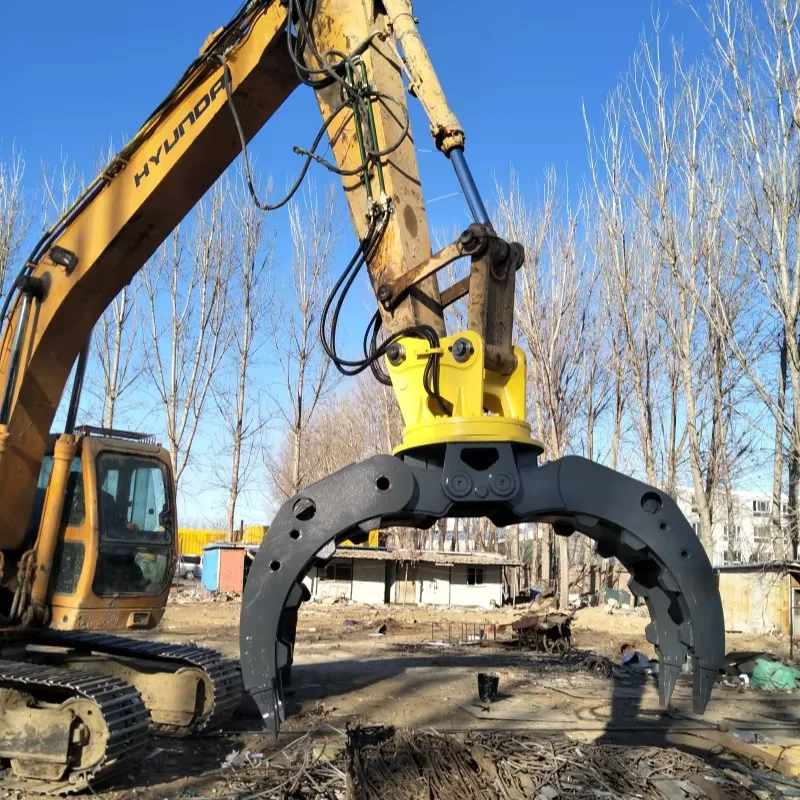 الخشب انتزاع المشابك سجل هيدروليكي مكون المحرك الأساسي Grapples جودة موثوقة بالجملة حفارة الغابات الملحقات الدورية