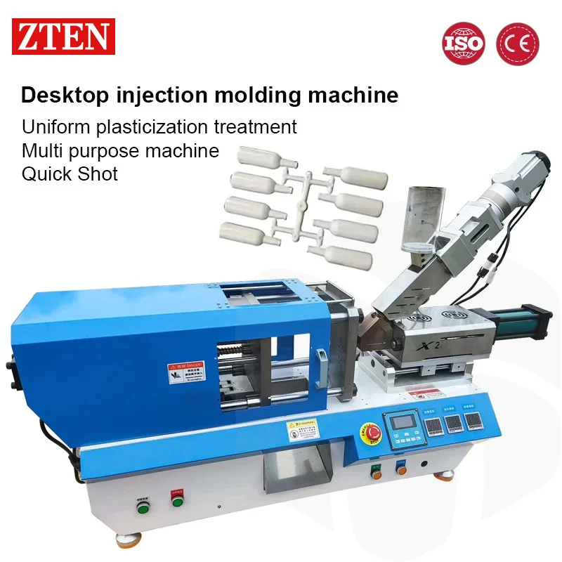 ZTEN Laboratory-Use Injection Molding Machine 35g Horizontal Injection Molding Laboratory Sample Production of Microplastic Part