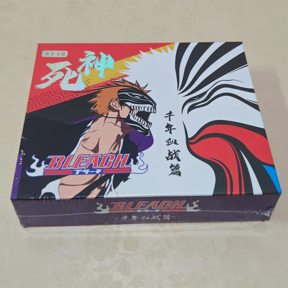 New Bleach Collection Cards Booster Box Thousand-Year Blood War Anime Characters Limited Rare Pure Gold Cards Hobby Collectible