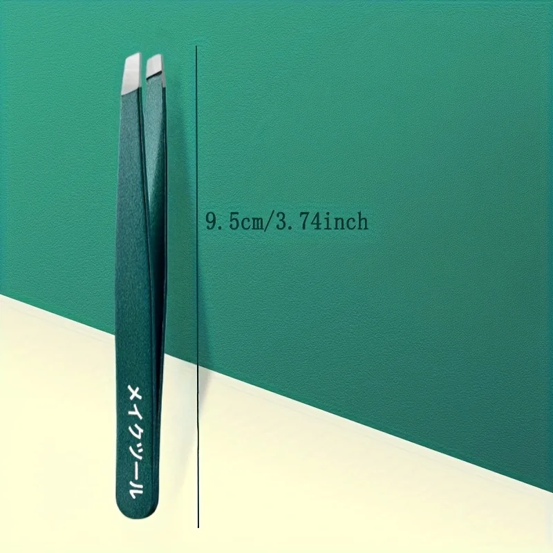 전문가용 스테인리스 스틸 눈썹 족집게, 날카로운 끝이 있는 고강도 정밀 그루밍 도구 (눈썹, 수염, 얼굴 털용)