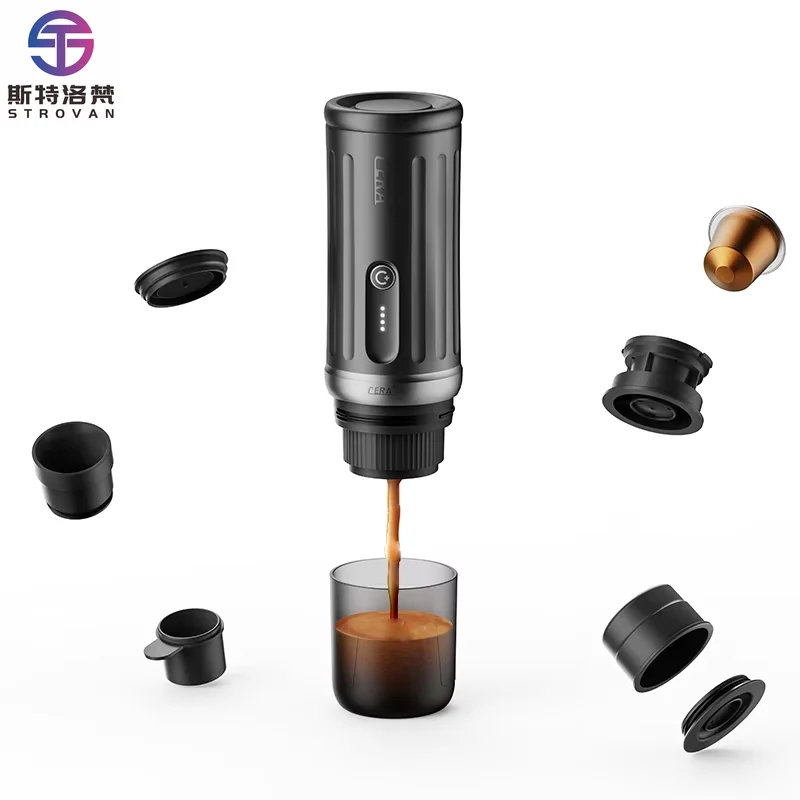 

STLF PCM03S Portable Espresso Coffee Machine with Large Battery Gift of Portable Coffee Maker