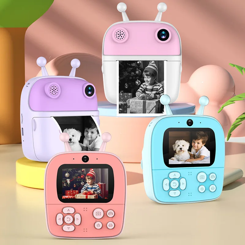 Children's Digital Camera high-definition digital Screen Camera Video Toy Kids Cartoon Camera Gift  Photography photo printer