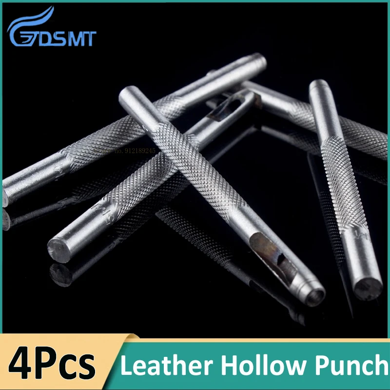 

Leather Hollow Puncher DIY Hand Punching Tool 2.5/3/3.5/4mm Set