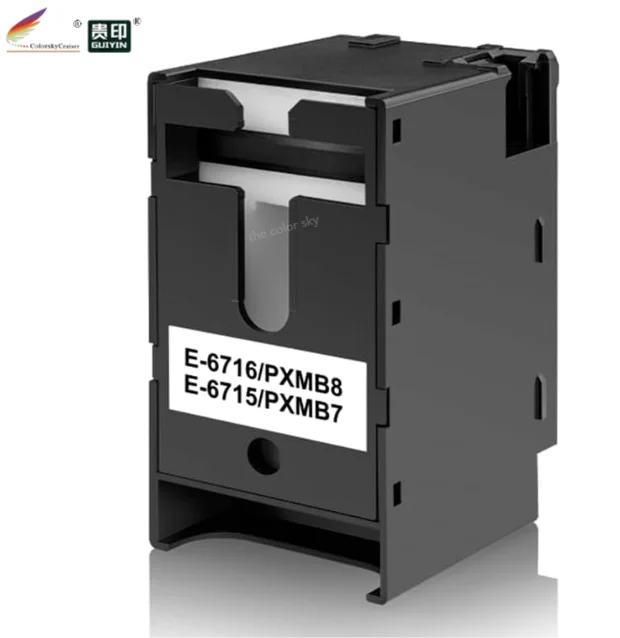 

T6716 T6715 PXMB8 PXMB7 Коробка для обслуживания чернил для Workforce Pro WF-3820 WF-C579R WF-C5790 WF-4833 WF-C4310 WF-3823 WF-C4810