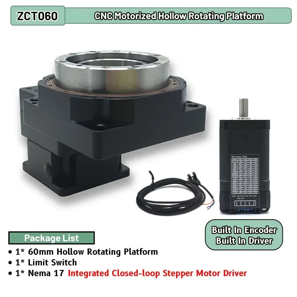 360 degree CNC electric rotary table rotary positioning indexing plate stepper servo Replacing DD Motor Cam Divider