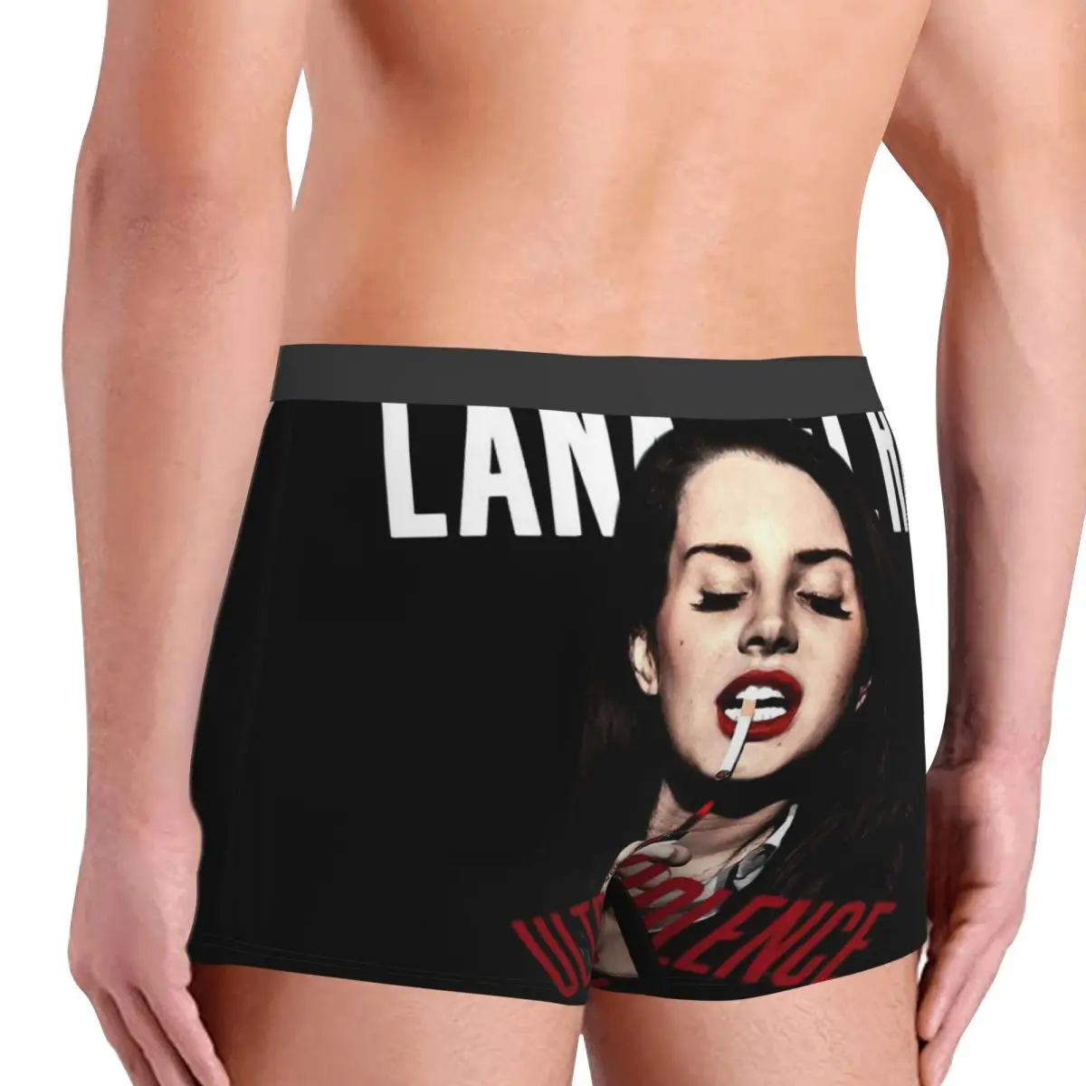 Celana dalam Boxer pria Lana Del Rey, pakaian dalam sangat sejuk, kualitas tinggi celana pendek motif 3D ide hadiah