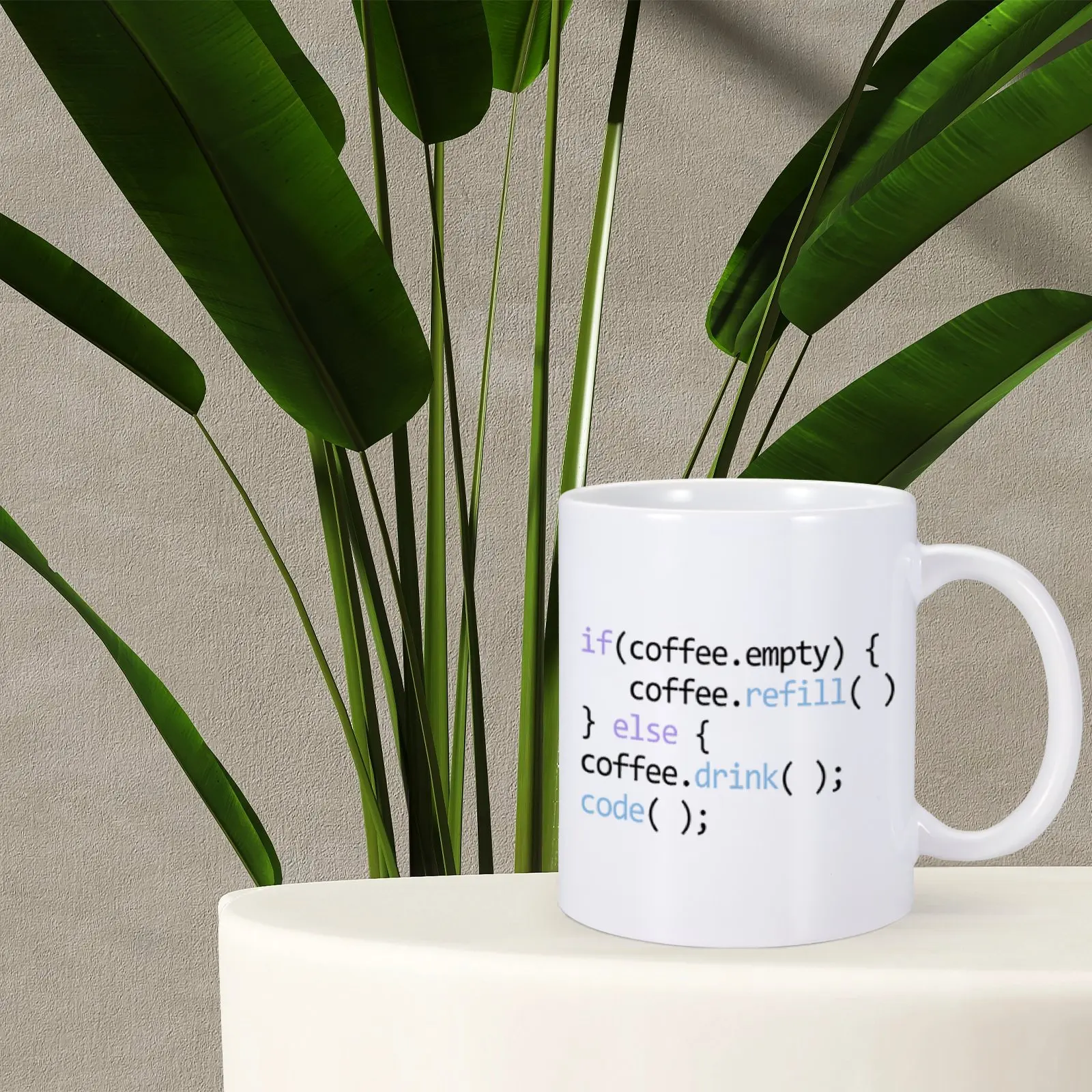 11oz Funny Ceramic Coffee Mug Code Tea Milk Multicolor Cup for Engineer Programmer Colleague Coworker Novetly Creativity Gift