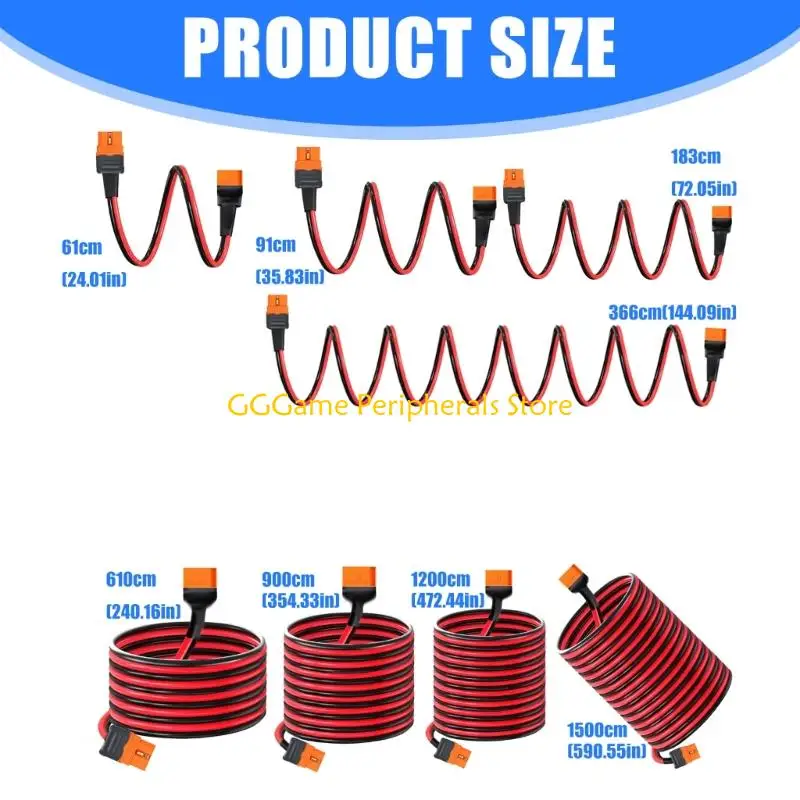 U55B Portable XT60I CABLE CABLE CABLE XT60I MALE TO FANDAN
