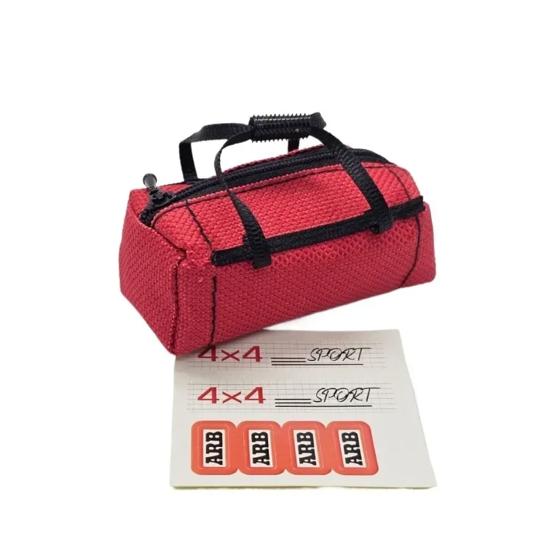 Miniature Decoration Scale Sports Travel Bag for 1/18 1/24 RC Crawler TRX4M SCX24 AX24 FCX24