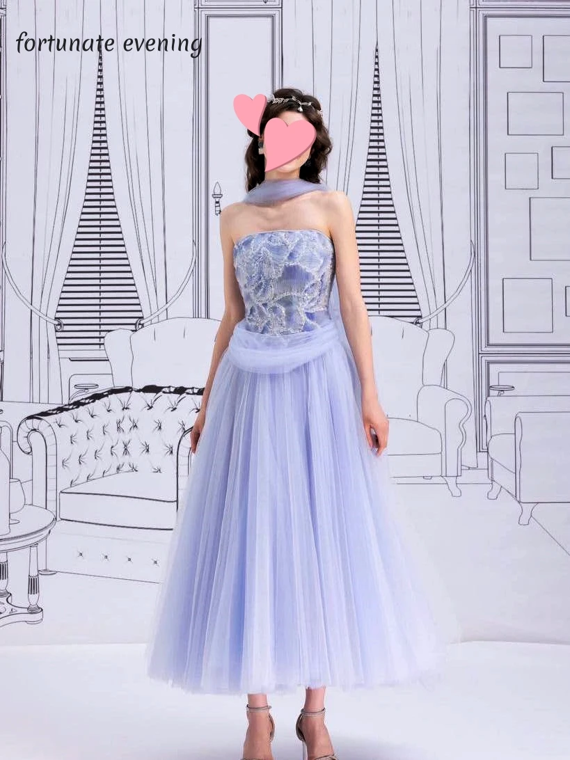 

Fortunate Evening Elegant Vintage Sweet Lilac Beads Lace Princess New Customized Formal Occasion Prom Dress Evening Party Gowns