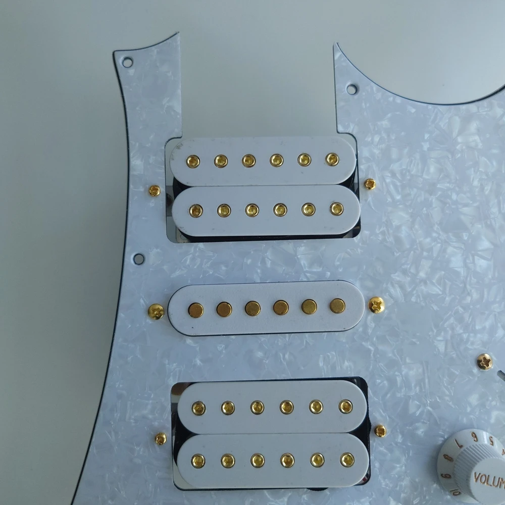 Aktualizovat prewired HSH  pickguard naložený  alnico V pickups sada multifuction spínač oranžová čepice sváření postroj guiar příslušenství