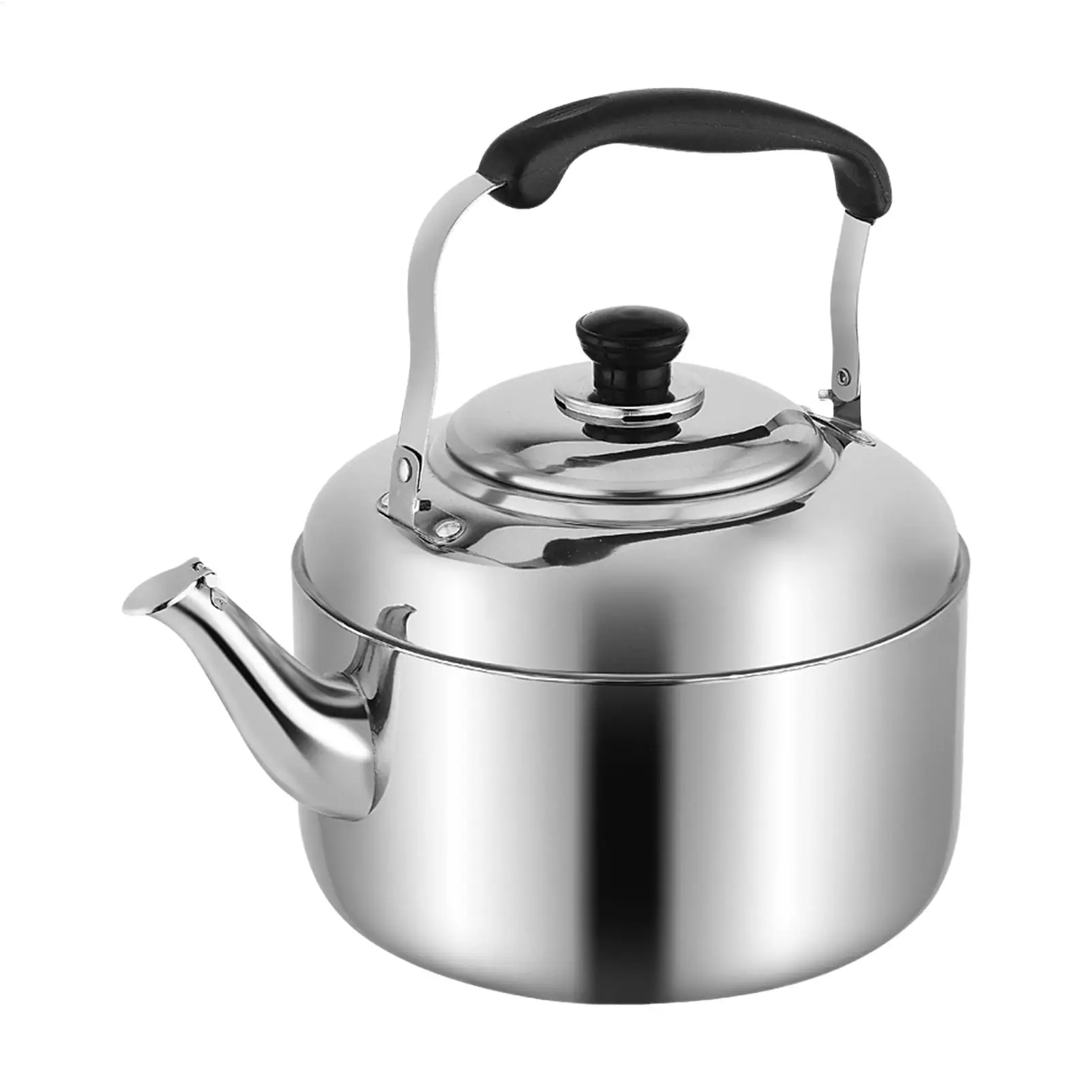 Tea Pot for Stove Whistling Stainless Steel Water Boiling Kettle Whistle Boiling Teapot for Home Apartment Restaurant Kitchen