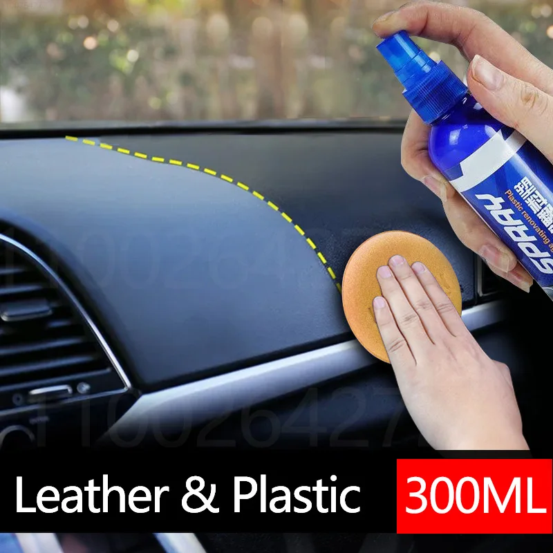 Limpiador Interior de plástico para coche, protección de revestimiento rápido, superbrillante, no graso, de larga duración, mantiene el brillo