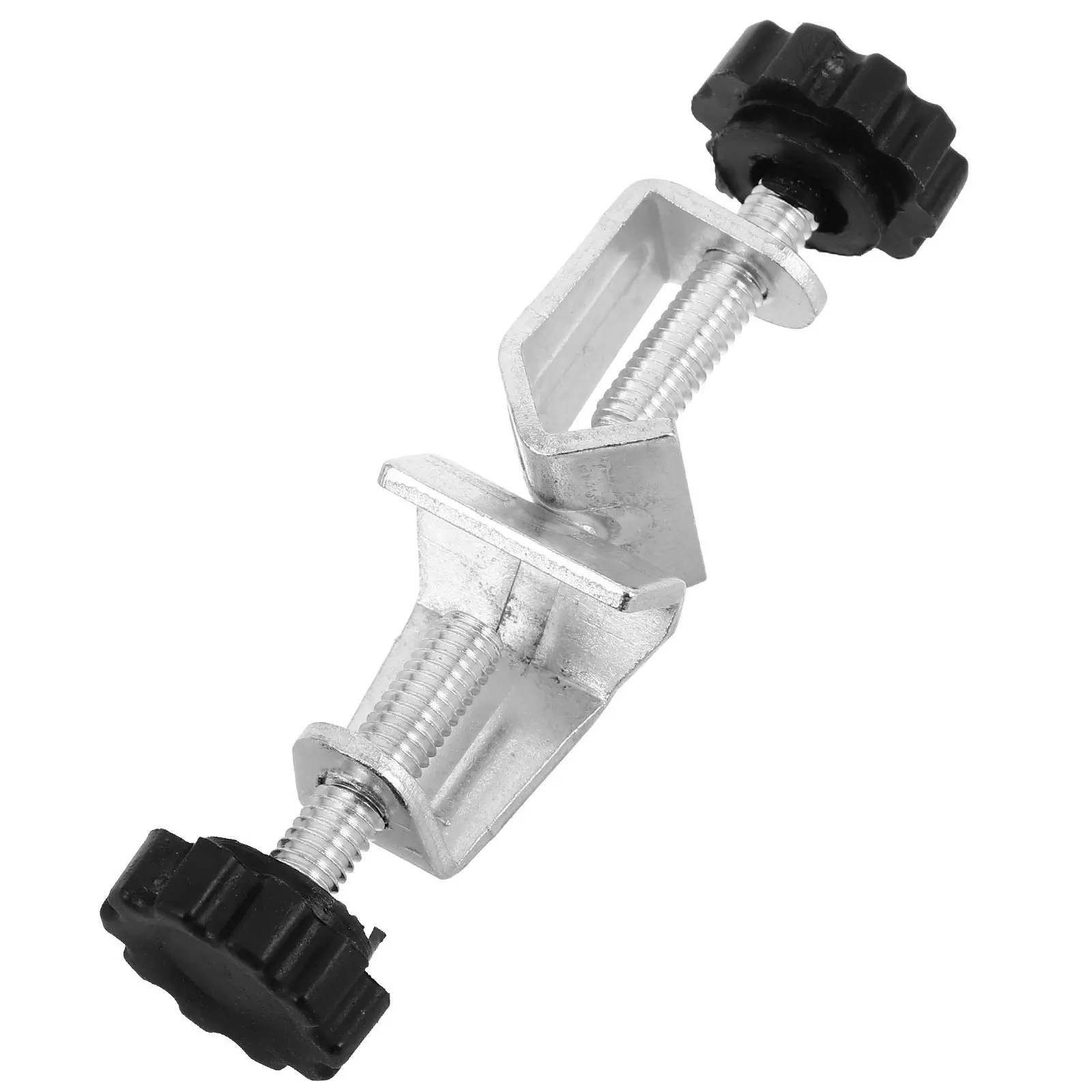 Laboratory Cross Clamp Heavy Duty Iron Dual Screw Stand Accessory Secure Flask Holder for Chemistry Lab Equipment Workbench