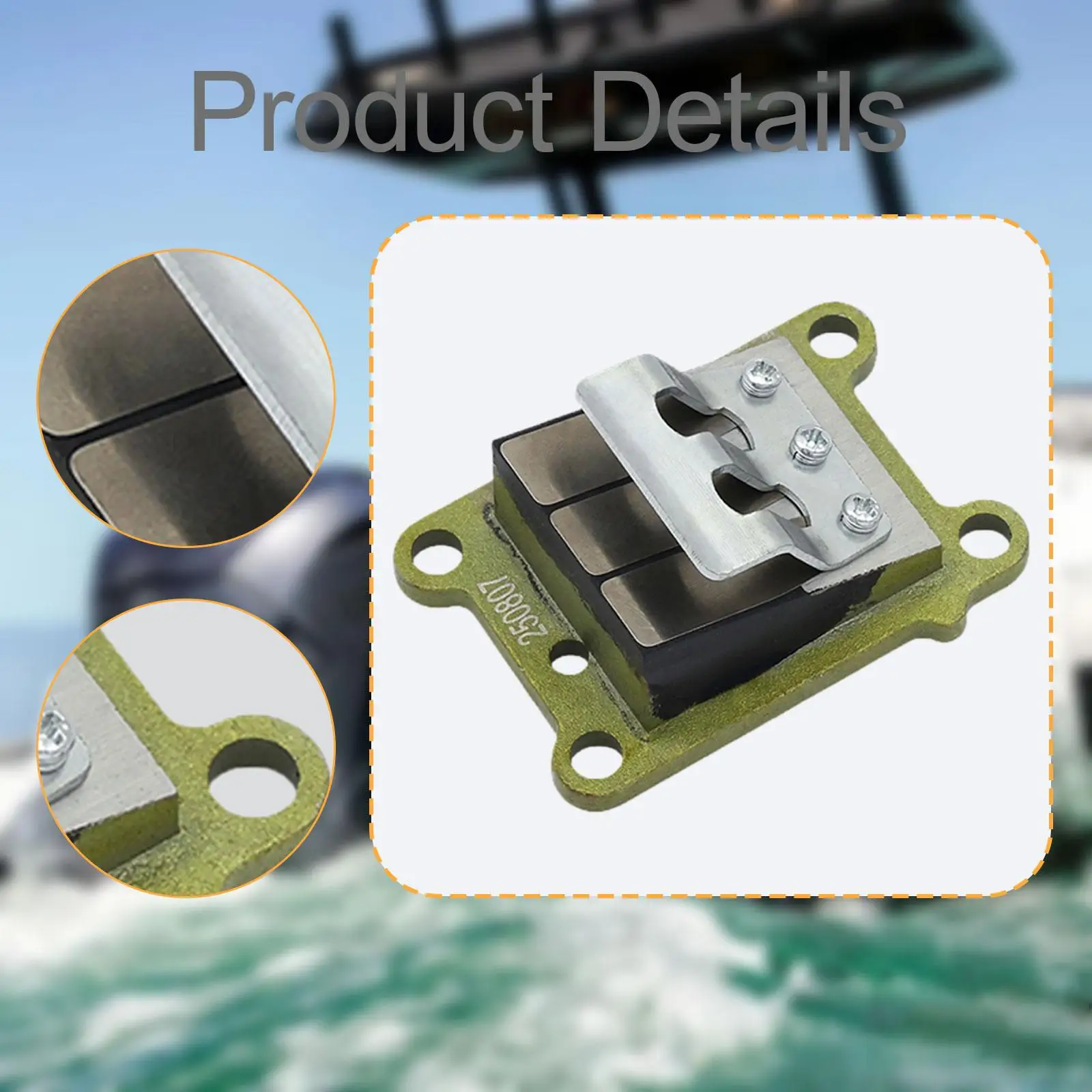 Conjunto de válvula de admissão 6J1-13610-00 para 5cmh 2 tempos 4HP resistente