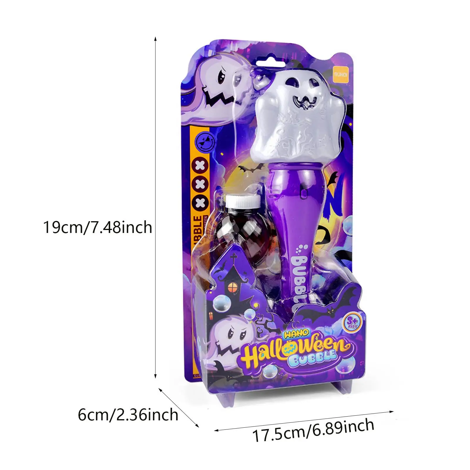 Oplichtende Bubble Wand met geluidseffect Kostuum Prop Halloween Bubble Wand voor kinderen Peuters Kinderen Jongens Meisjes Mandvullers