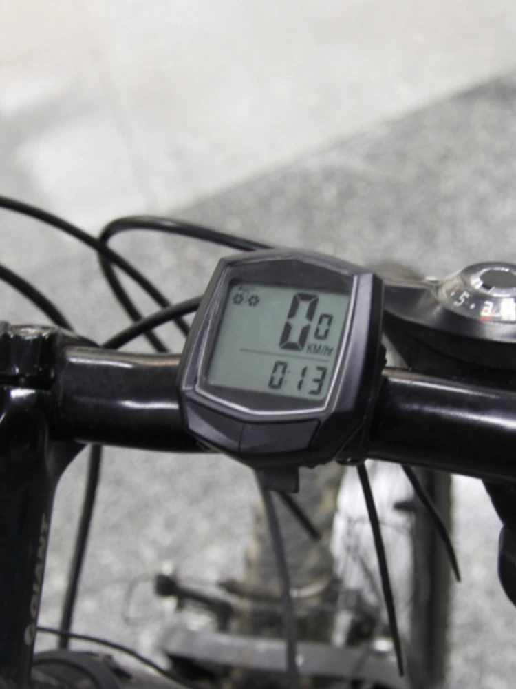 Speedometer Tampilan Layar Besar SD-581 Shundong SUNDING Sepeda Kabel Kode Meter Speedometer Odometer Kode Meter Inggris