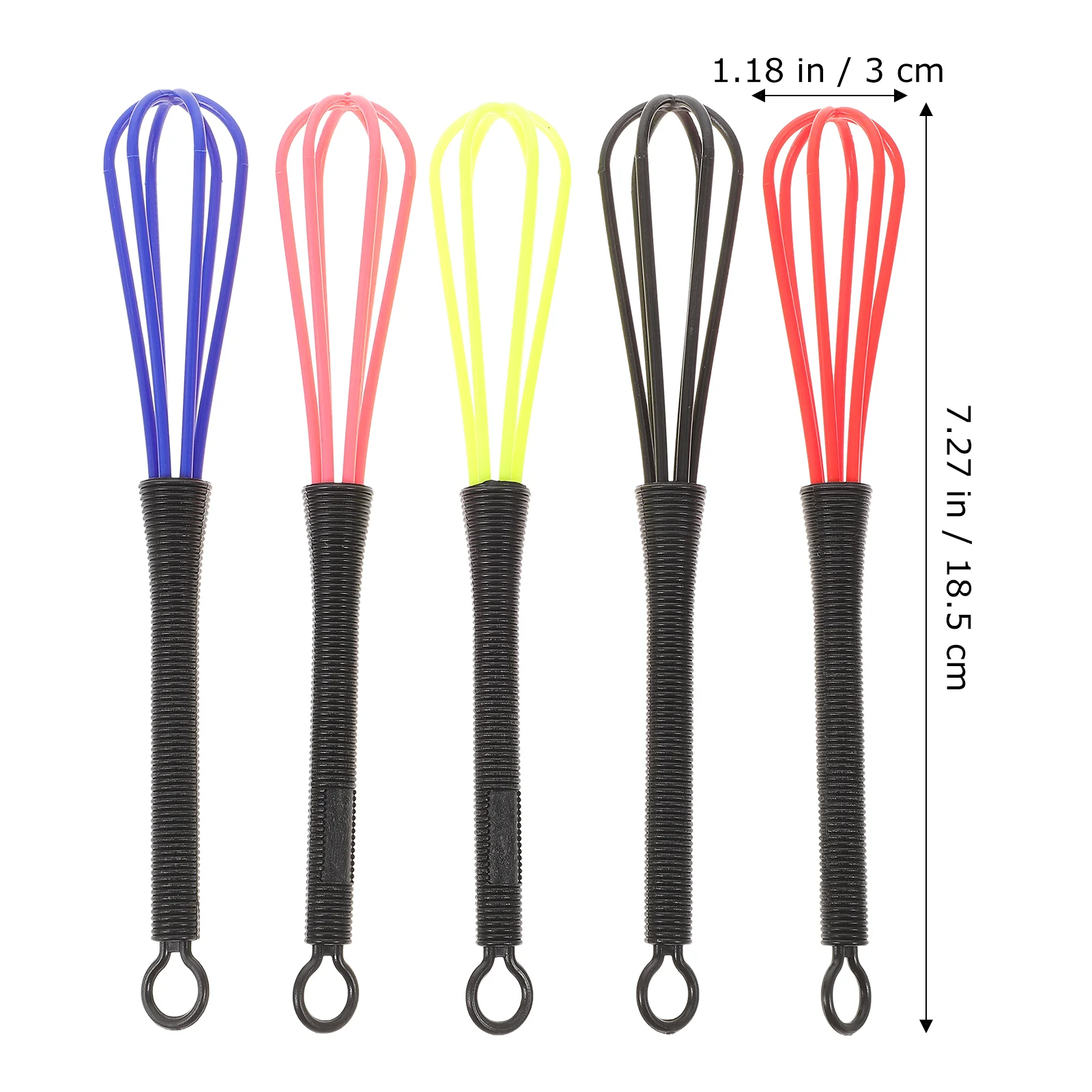 5 Pcs Dye Whisk Hairdresser Whip Blender Random Salon Mixer Ballon Stirrer Balloon Cake