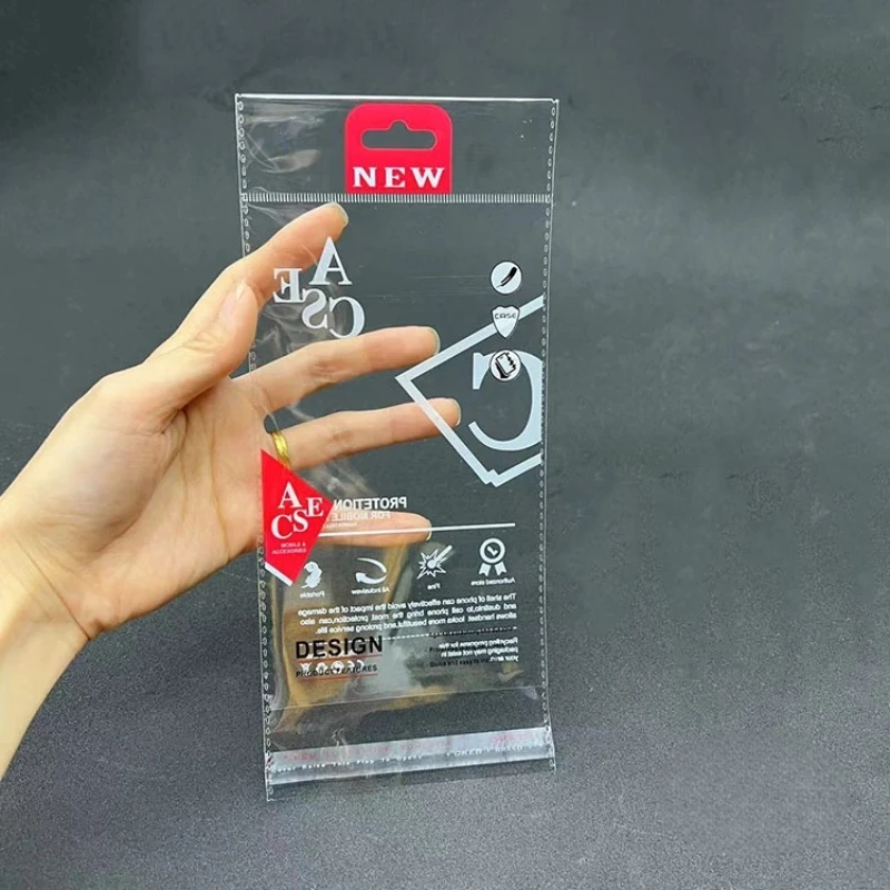 Mobile phone case OPP packaging bag for Apple Huawei Samsung Xiaomi phone cover packing bag retail packaging accessories