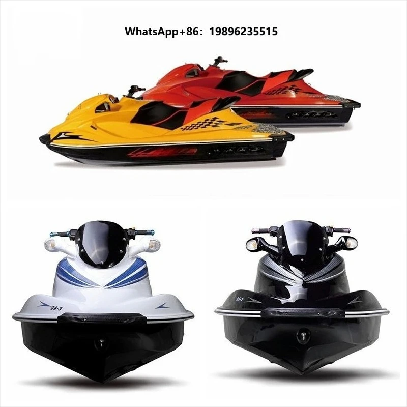2026 Hot Selling High-Performance Fiberglass Water Motor Boat 2200W Battery Powered  Multi-Scene Use 3.1m Jet Ski Boat