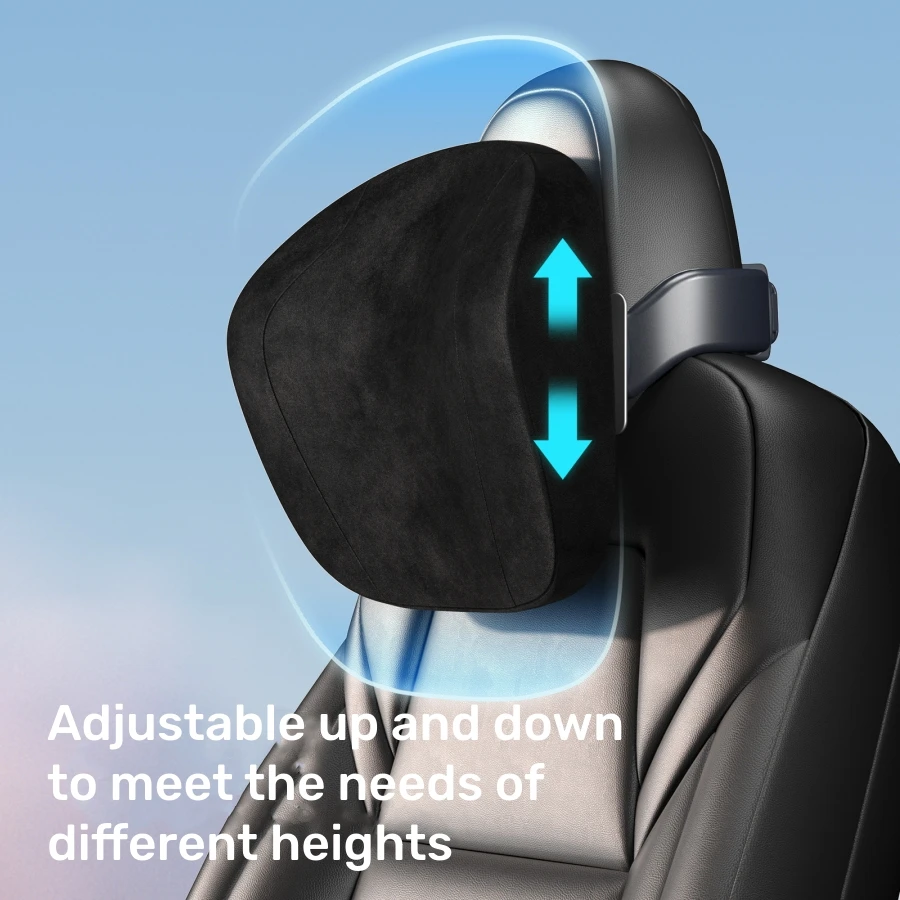 For Tesla Model Y Model 3 Multifunction Adjustable Car Neck Pillow Premium Vehicle Head Rest Support Headrest with Phone Holder