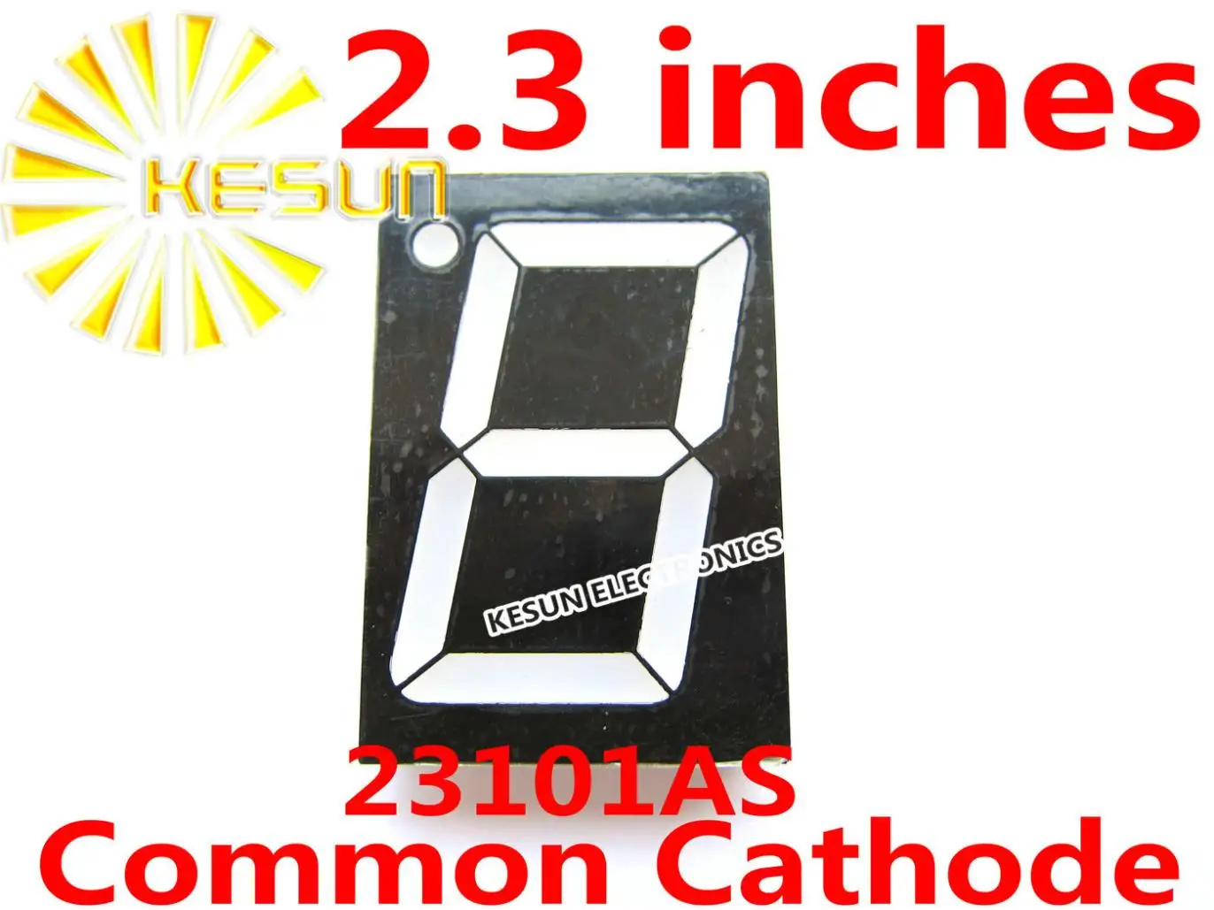 20PCS x 2.3 inches Red 23101AS 23101BS Common Cathode/Anode Single Digital Tube LED Display Module