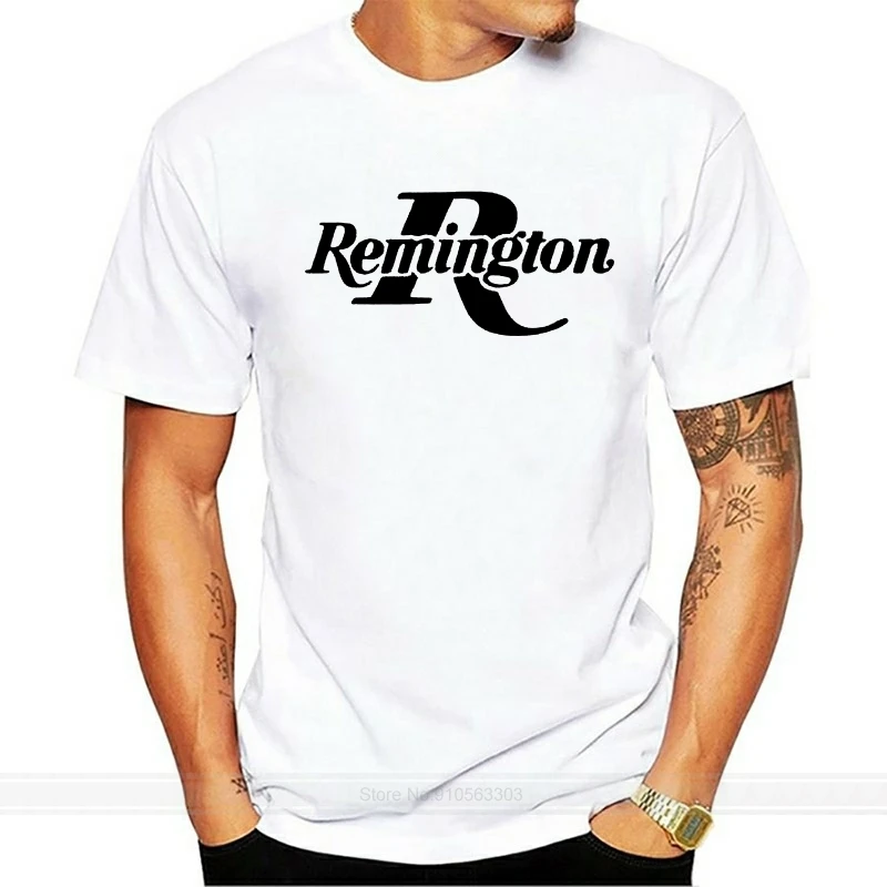 Remington Black Logo T-Shirt 2nd Amendment Pro Gun Rights Tee Rifle Neues Grafik-T-Shirt