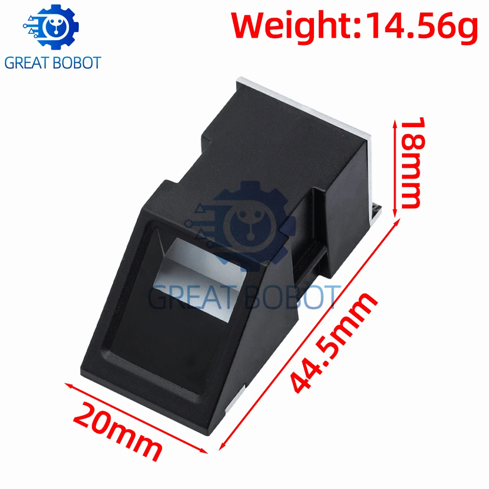 AS608 Optical Fingerprint Scanner Module Serial Port Fingerprint Recognition Board Arduino Access Control Security Projects