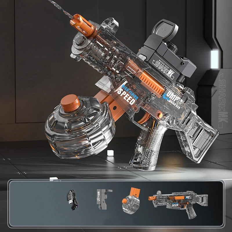 ปืนฉีดน้ําไฟฟ้าสําหรับผู้ใหญ่ที่มีประสิทธิภาพ Squirt น้ําอัตโนมัติดูด Water Blasters ฤดูร้อนชายหาดกลางแจ้งของเล่นสําหรับของขวัญเด็ก