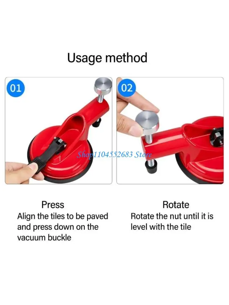 

Y6GD Professional Tile Leveler Strong Suction Tile Leveling Tool For Smooth Surfaces