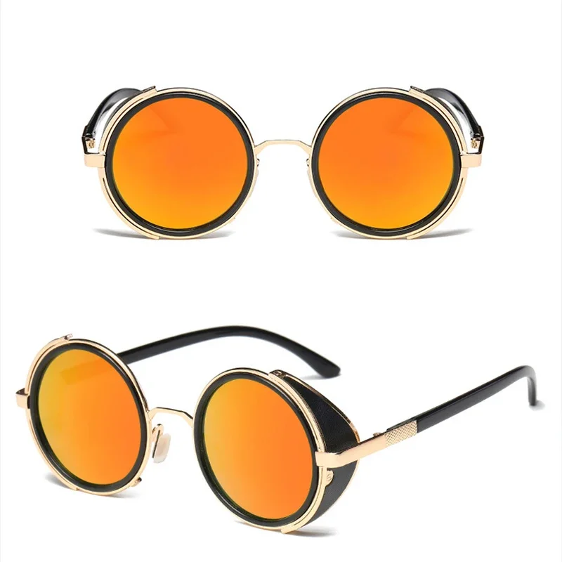 Gafas de sol de personaje de Anime Alucard para hombre y mujer, lentes de sol de cazador de vampiro, color naranja, Cosplay