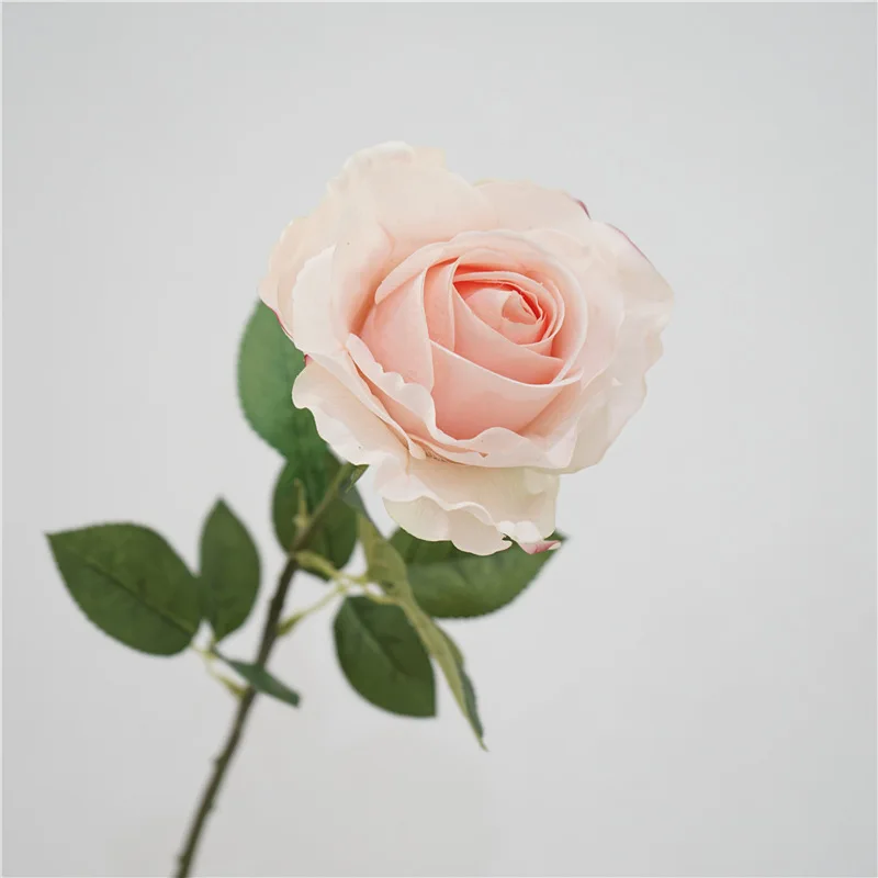 

Feel Moisturizing Rose Real Touch Artificial Large Rose Flower Branch for Wedding Flower Arrangement Party Home Decorative Flore