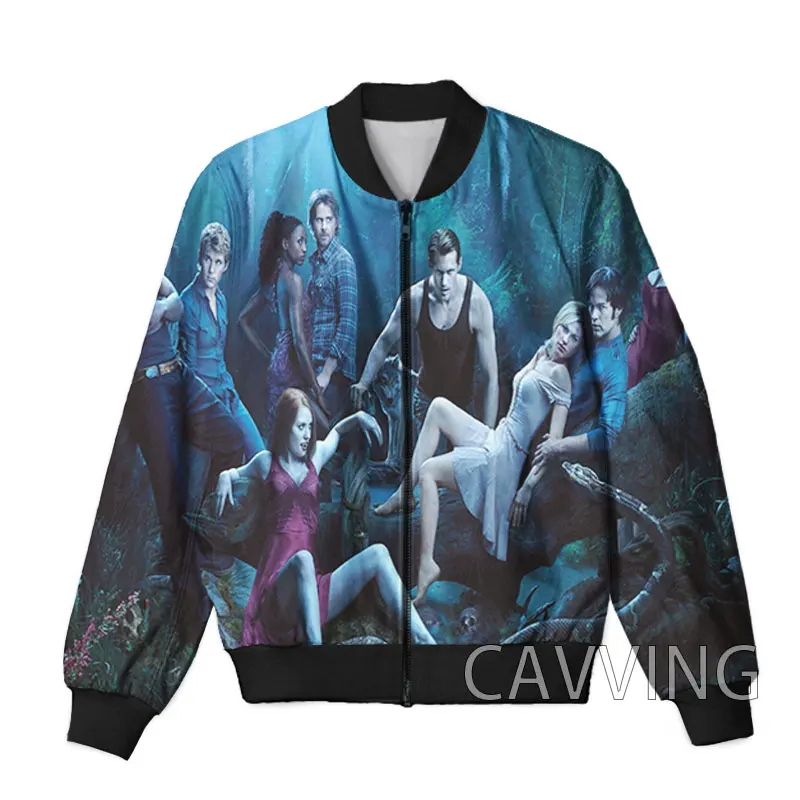 

CAVVING 3D Printed TV True Blood Zipper Bomber Jackets Men Overcoat Mens Coat Zip Up Jackets for Women/Men H01