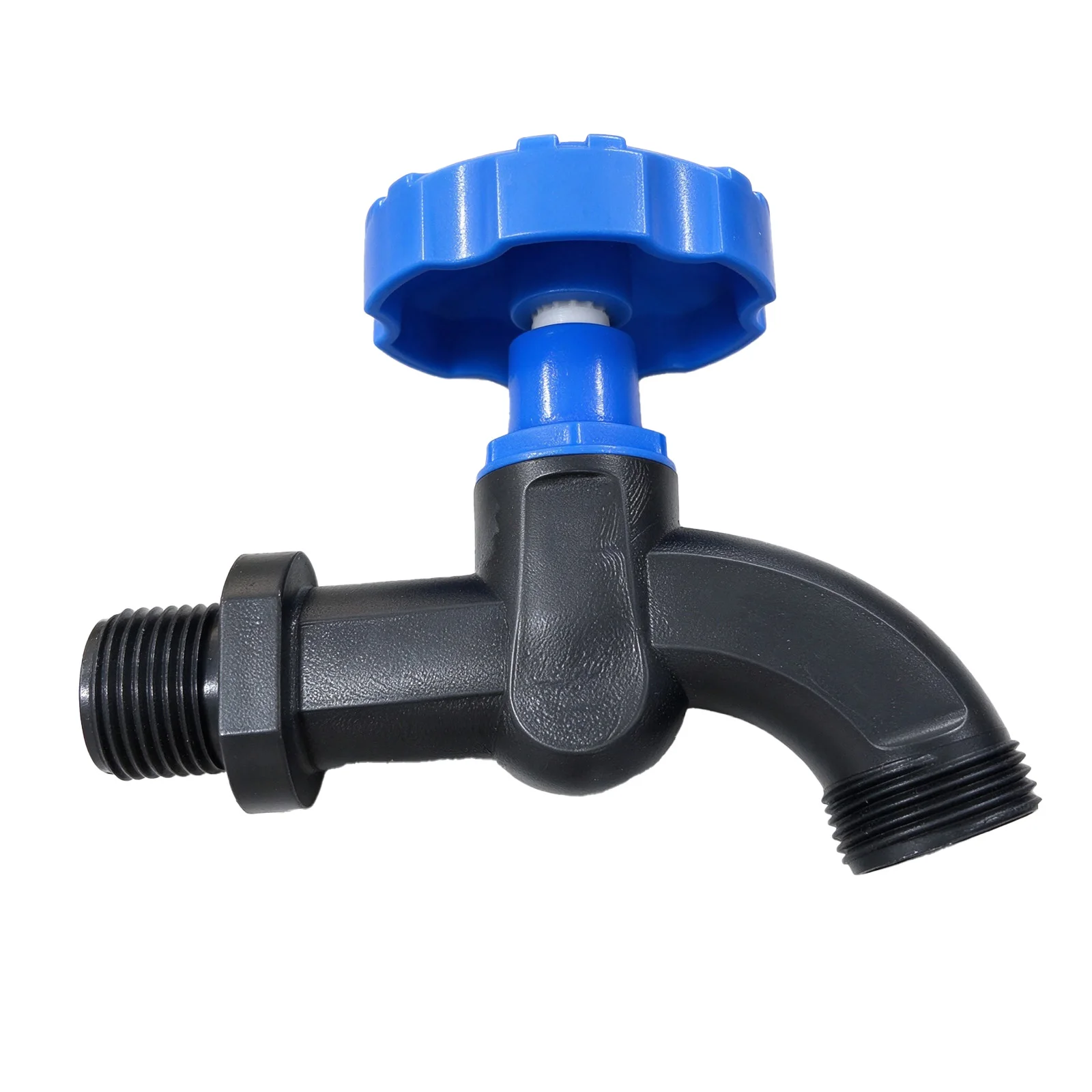 Blue Knob Plastic Water Tap Outdoor Garden Bibcock Faucet For Washing Machine And Mop Pool Use