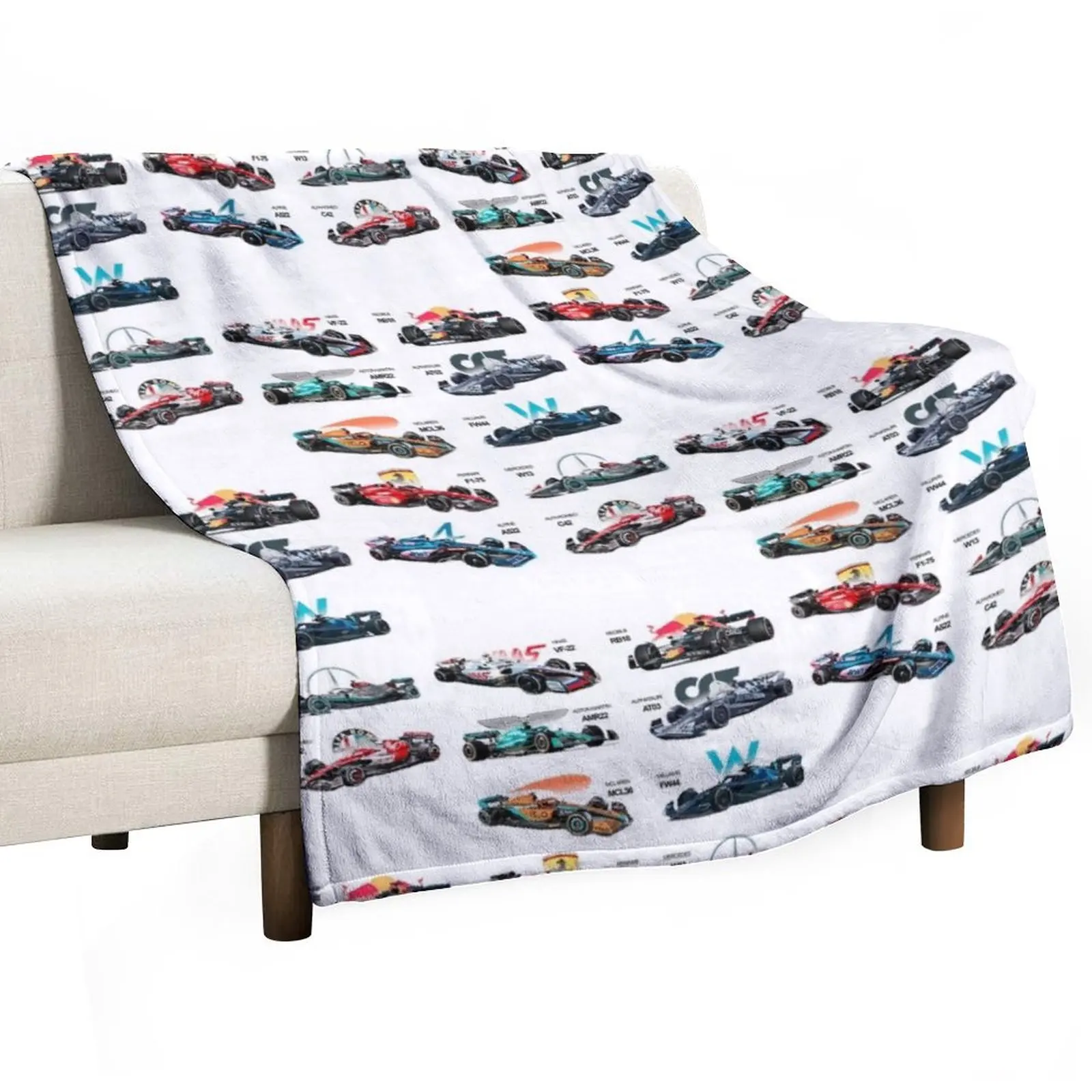 

F1 All cars 2022 Throw Blanket Designers Thins Blankets